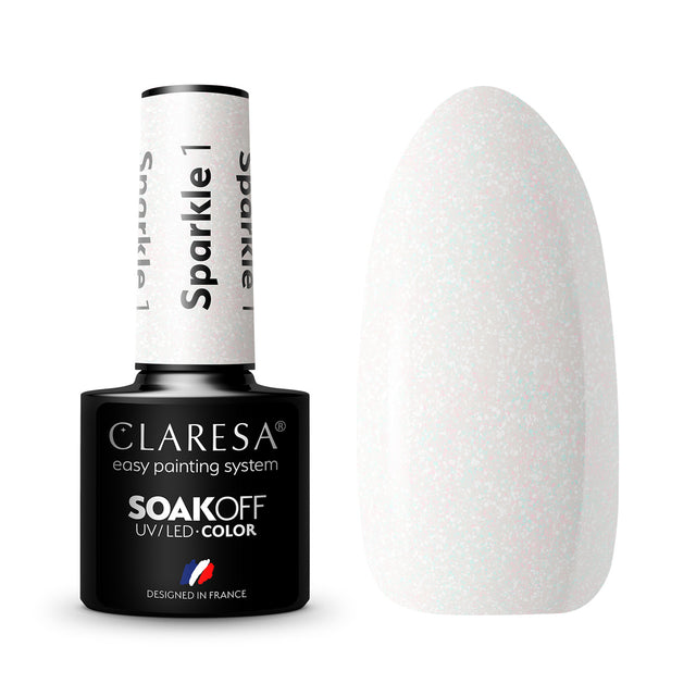 CLARESA Hybrid nail polish SPARKLE 1 -5g - BVShop