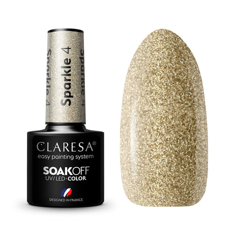 CLARESA Hybrid nail polish SPARKLE 4 -5g - BVShop