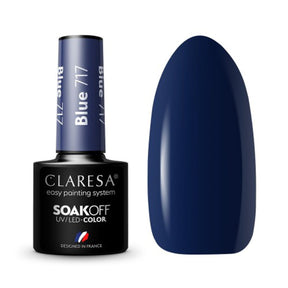 CLARESA Hybrid polish BLUE 717 -5g - BVShop
