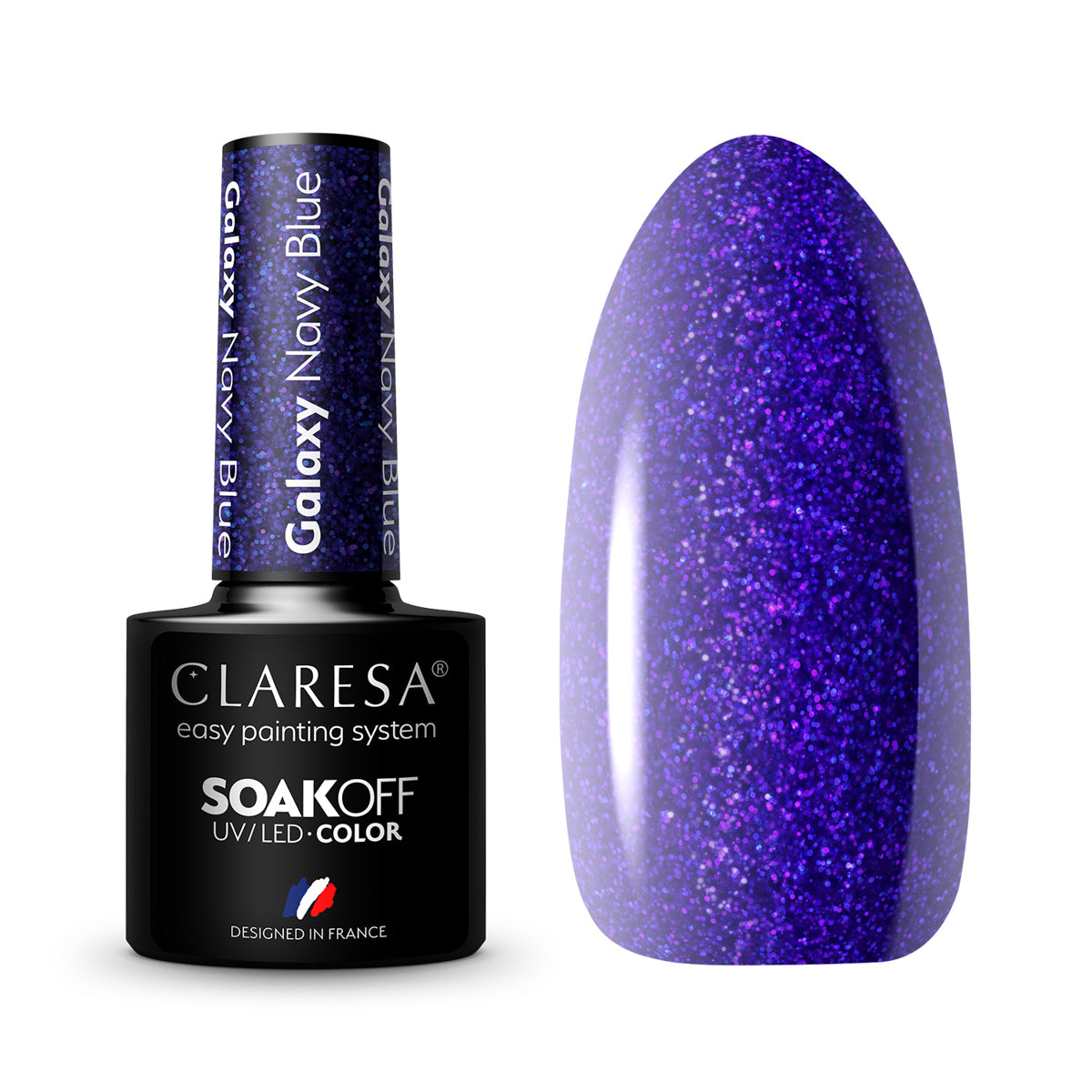 CLARESA Hybrid polish Galaxy Navy Blue 5g - BVShop