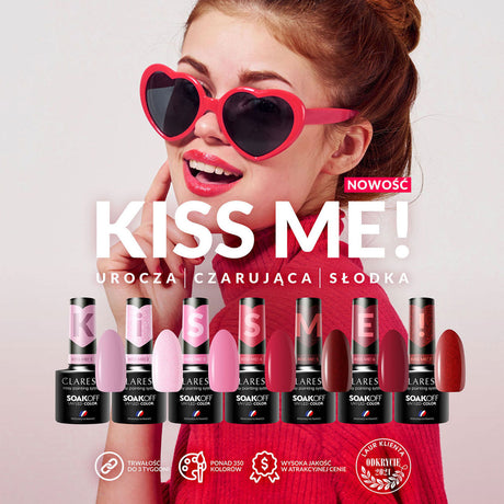 CLARESA hybrid polish Kiss Me! 4 -5g - BVShop