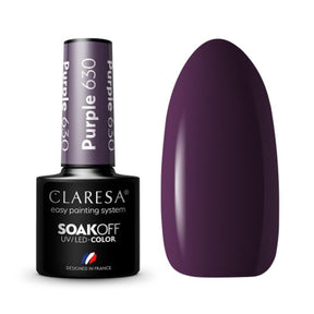 CLARESA Hybrid polish PURPLE 630 -5g - BVShop