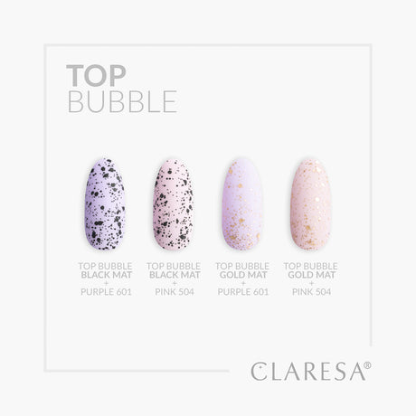 Claresa Top Bubble black Matt No wipe -5g - BVShop