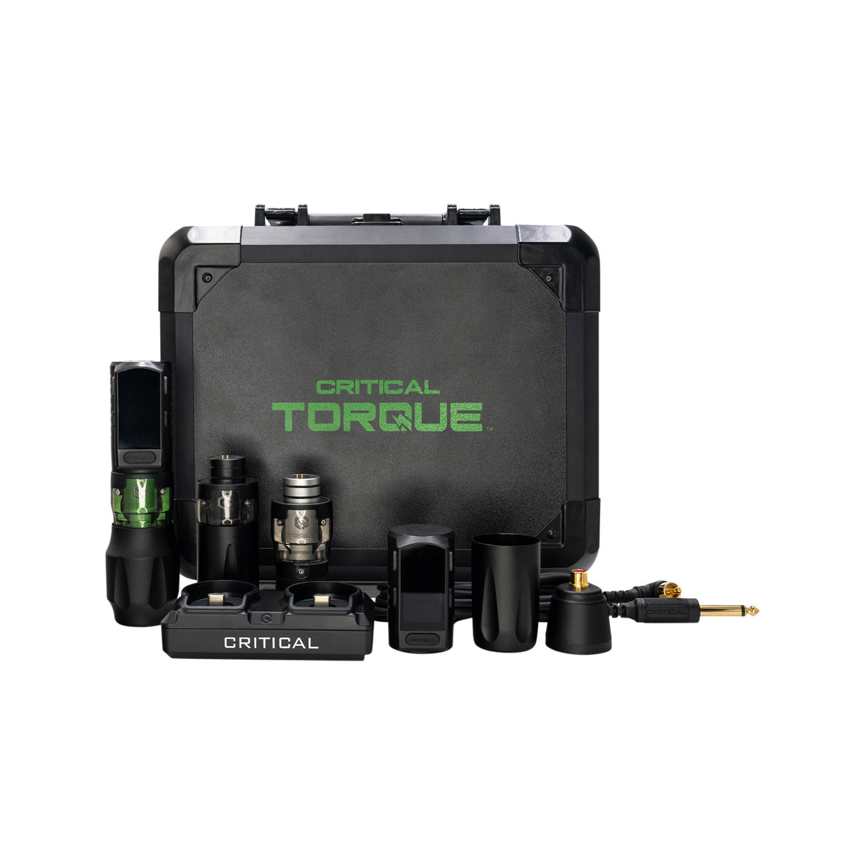 Critical Torque Wireless Tattoo Machine Ultimate Bundle with three needle sizes (3.5mm, 4.2mm, 5.0mm) from Critical Tattoo.