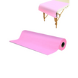 Light pink disposable non-woven roll from BVShop, 70cm wide and 150m long, ideal for medical or cleaning uses.