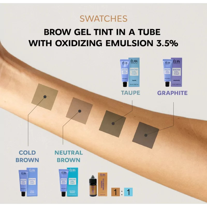 Elan Brow Gel Tint Neutral Brown 20ml - BVShop