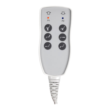 Electric cosmetic chair Azzurro 803D 3-motors grey - BVShop