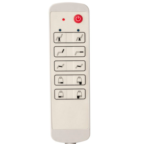 Electric cosmetic chair azzurro 869as pedi 5 motor rotary white - BVShop