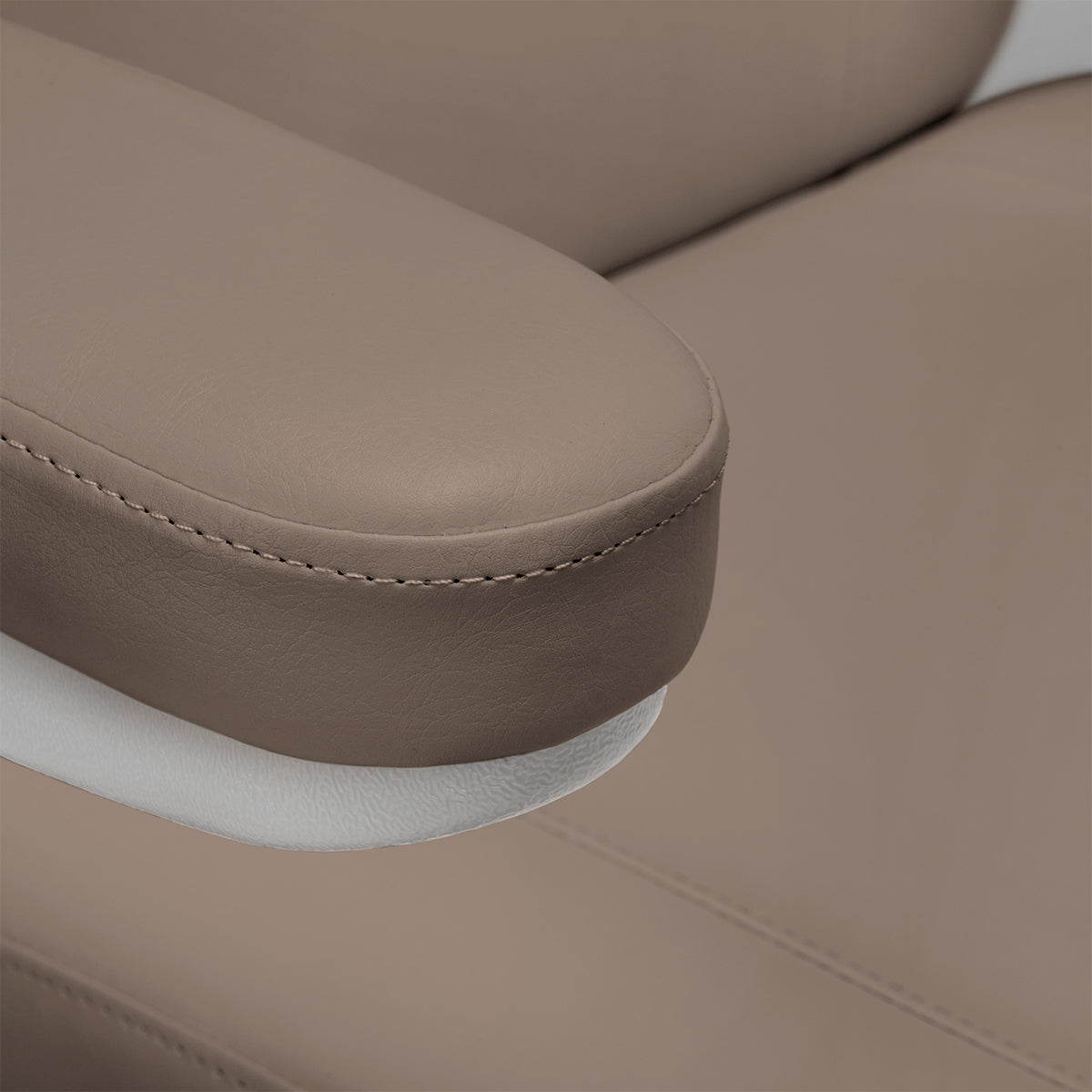 Electric cosmetic chair SILLON CLASSIC 3 motors modern brown - BVShop