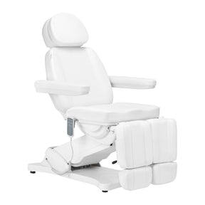 Electric cosmetic chair SILLON CLASSIC 3 motors with pedi cradle white - BVShop