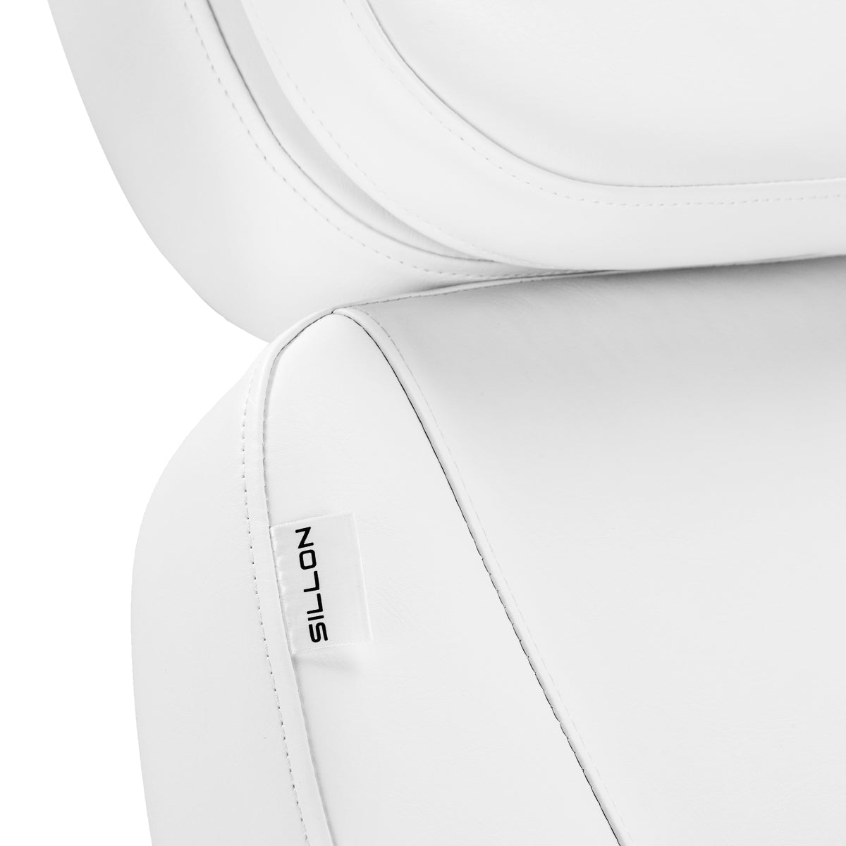 Electric cosmetic chair SILLON Luxury 3 motors white - BVShop