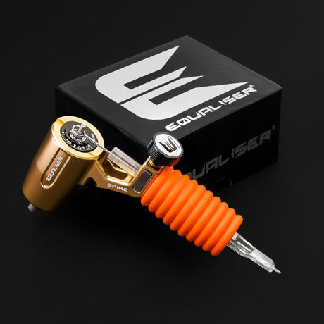 EQUALISER SPIKE Rotary Tattoo Machine With Adjustable Stroke Gold - BVShop