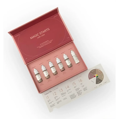 مجموعة صبغة جلد التمويه إيتالون ميكس 6×5 مل