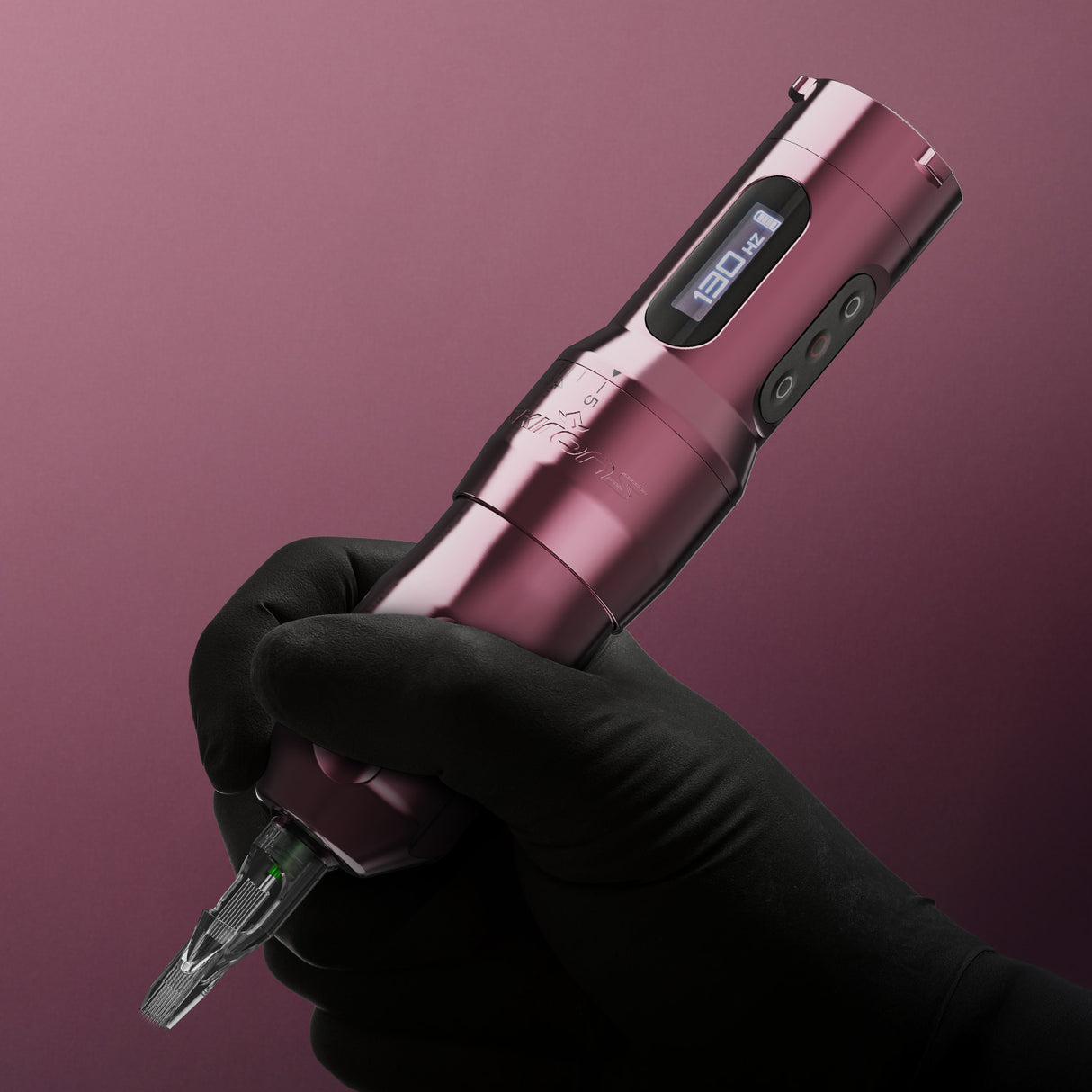 آلة وشم إف كيه آيرونز ون أداجست مع ضربة قابلة للتعديل باللون الوردي الفاقع