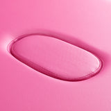 Folding massage table aluminum Activ Fizjo comfort 2 segment pink black aluminum - BVShop