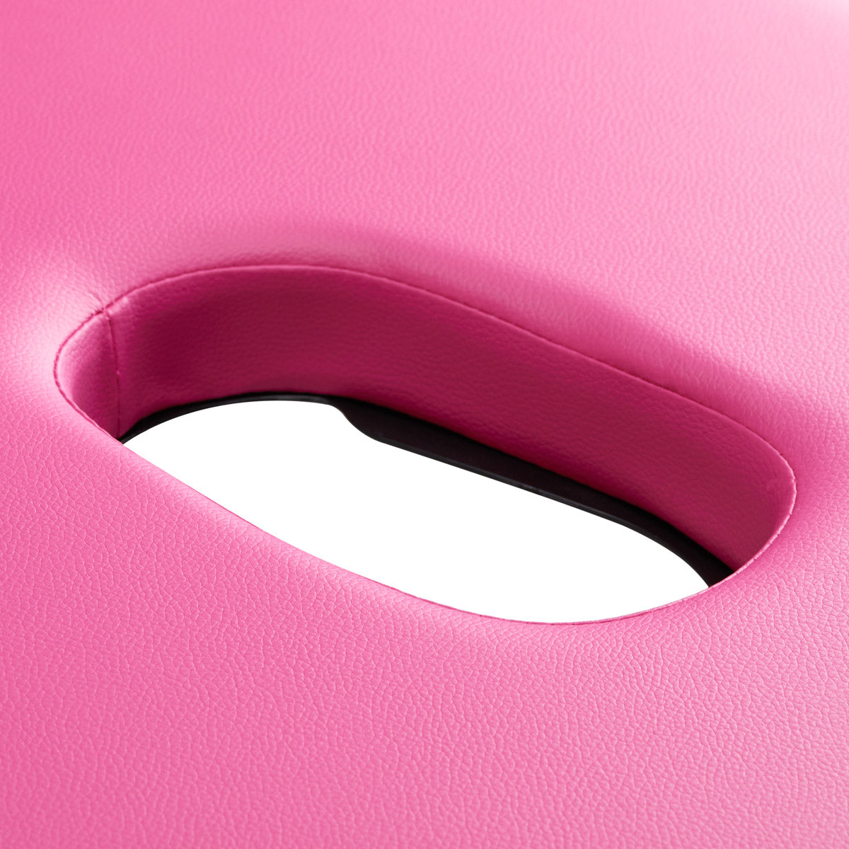 Folding massage table aluminum Activ Fizjo comfort 2 segment pink black aluminum - BVShop