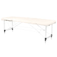 Folding massage table, aluminum comfort, 2-section cream - BVShop