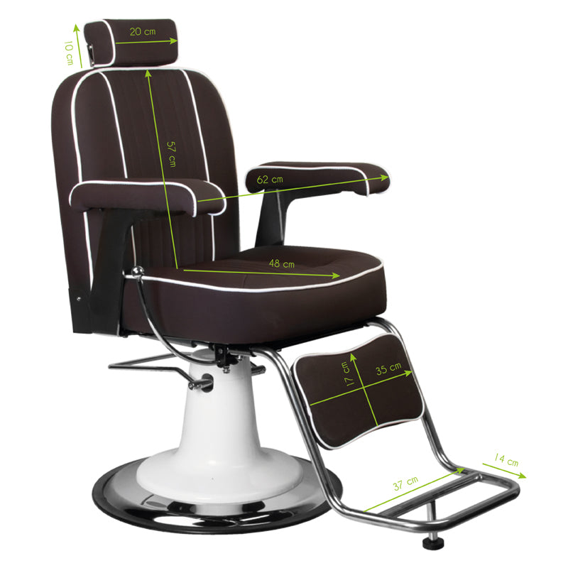 Gabbiano amadeo brown barber chair - BVShop