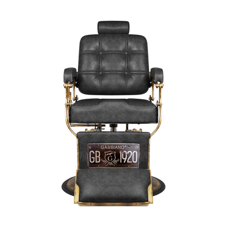 Gabbiano barber chair Boss HD Old Leather black - BVShop