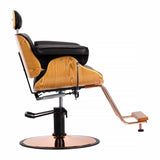 Gabbiano barber chair florence with an adjustable black headrest - BVShop