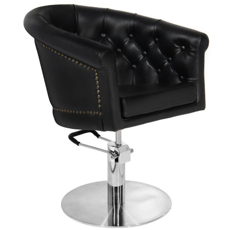 Gabbiano black hairdressing chair - BVShop