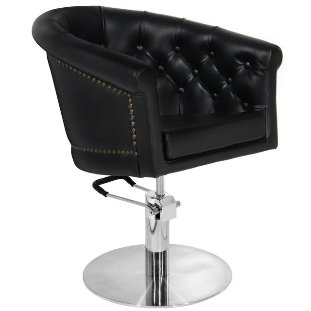 Gabbiano black hairdressing chair - BVShop