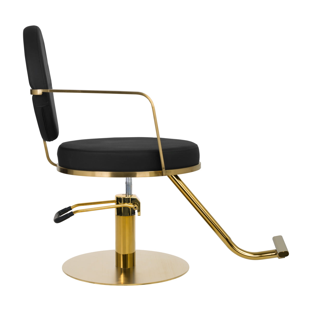 GABBIANO HAIRDRESSING CHAIR ARRAS BLACK GOLD - BVShop