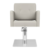 Gabbiano hairdressing chair Bergamo grey - BVShop