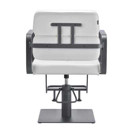 Gabbiano hairdressing chair Porto gray white - BVShop