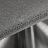 Gabbiano hairdressing chair Sewilla Gray INOX base - BVShop