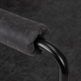 Gabbiano Katania Loft Old Leather hairdressing chair black - BVShop