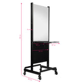Gabbiano mobile two-sided hairdressing console ra-006 - BVShop