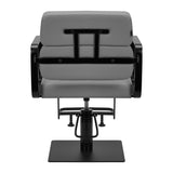 Gabbiano Porto-BM hairdressing chair black gray - BVShop
