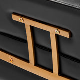 Gabbiano Porto-GM hairdressing chair black - BVShop