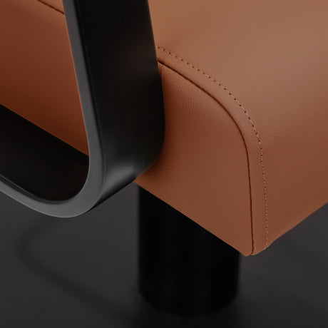 Gabbiano Porto hairdressing chair black orange - BVShop