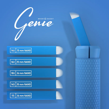 BROW DADDY GENIE Nano Feather Microblades Box of 25 - BVShop