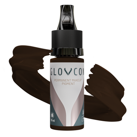 GLOVCON Dark Chocolate PMU eyebrow pigment 10 ml bottle