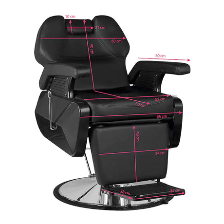 Hair system new york black barber chair - BVShop