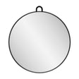 HAIRDRESSER MIRROR ROUND Q-29 BLACK - BVShop