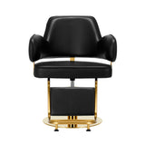 Hairdressing chair Gabbiano Linz NQ Gold Black - BVShop