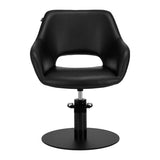Hairdressing chair Gabbiano Morena Black - BVShop