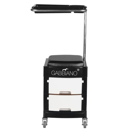 Helper - pedicure stool 16 plus black / white - BVShop