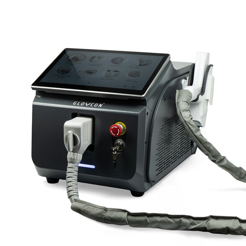 نظام ليزر GLOVCON MED Q-Switch بهيكل مدمج وشاشة LCD