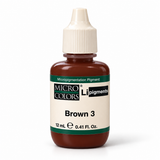 Li Pigments Micro Colors Brown 3 Pigment 12ml — bottle on white background with soft shadow