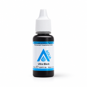 Li Pigments Aqua Ultra Black Pigment 15ml — product bottle on white with soft shadow