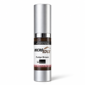 Li Pigments Micro Edge Fudge Brown Pigment 15ml — bottle on white background with soft shadow