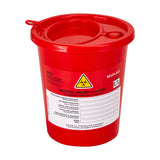 MEDICAL WASTE CONTAINER 0.7 L RED - BVShop