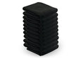 Microfiber towel 73x40cm 10pcs black - BVShop