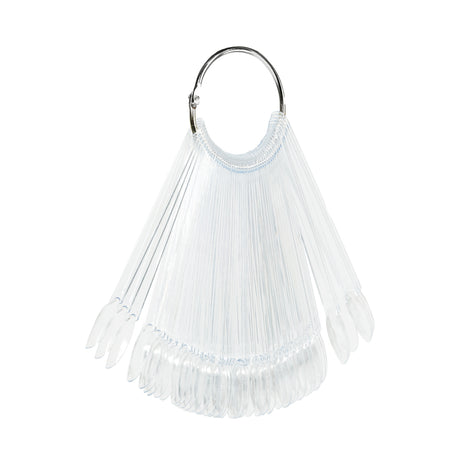 Nail polish sample on a wheel 50 pcs. WZ2 transparent - BVShop