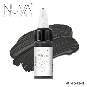 Nuva Colors Eyebrow Pigments 45 MIDNIGHT 15ml - BVShop